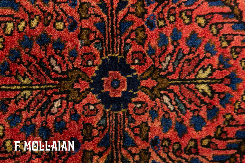 Pair of Antique Persian Small Saruk Rugs n°:53671899